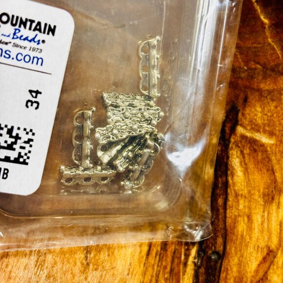 Pewter Spacers and Rondelle (Antique Pewter and Atq Gld) Beads Jewelry Crafts - Picture 6 of 9